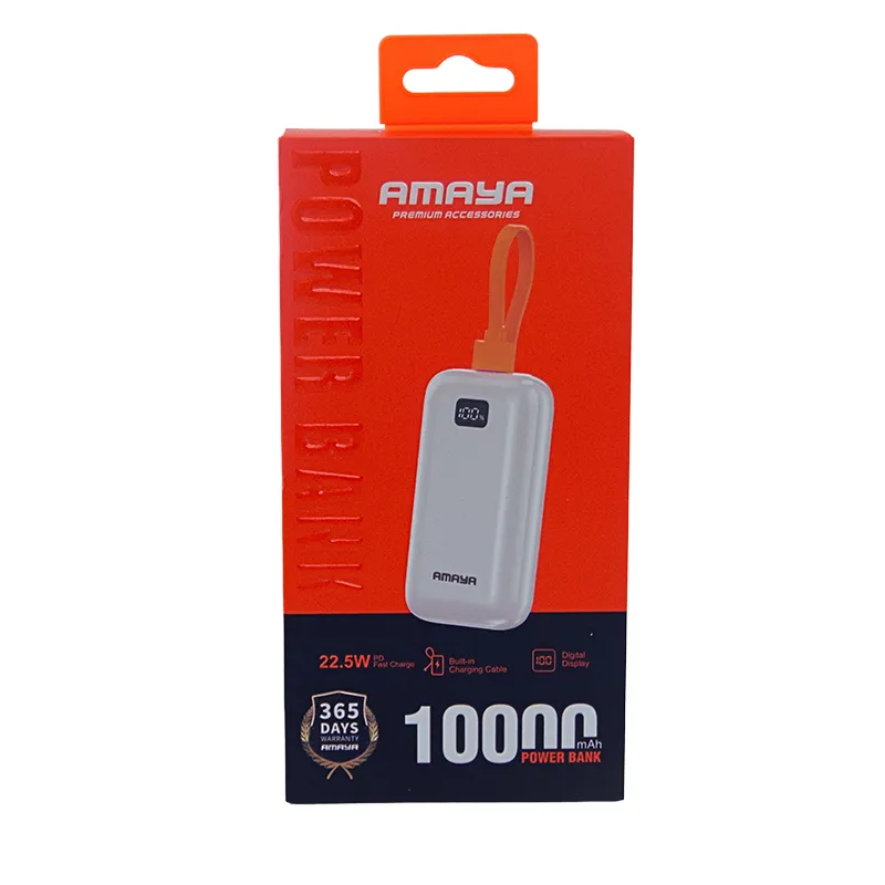 Amaya APB-FD31 PD20W 10000mAh Fast charge cable mobile power supply