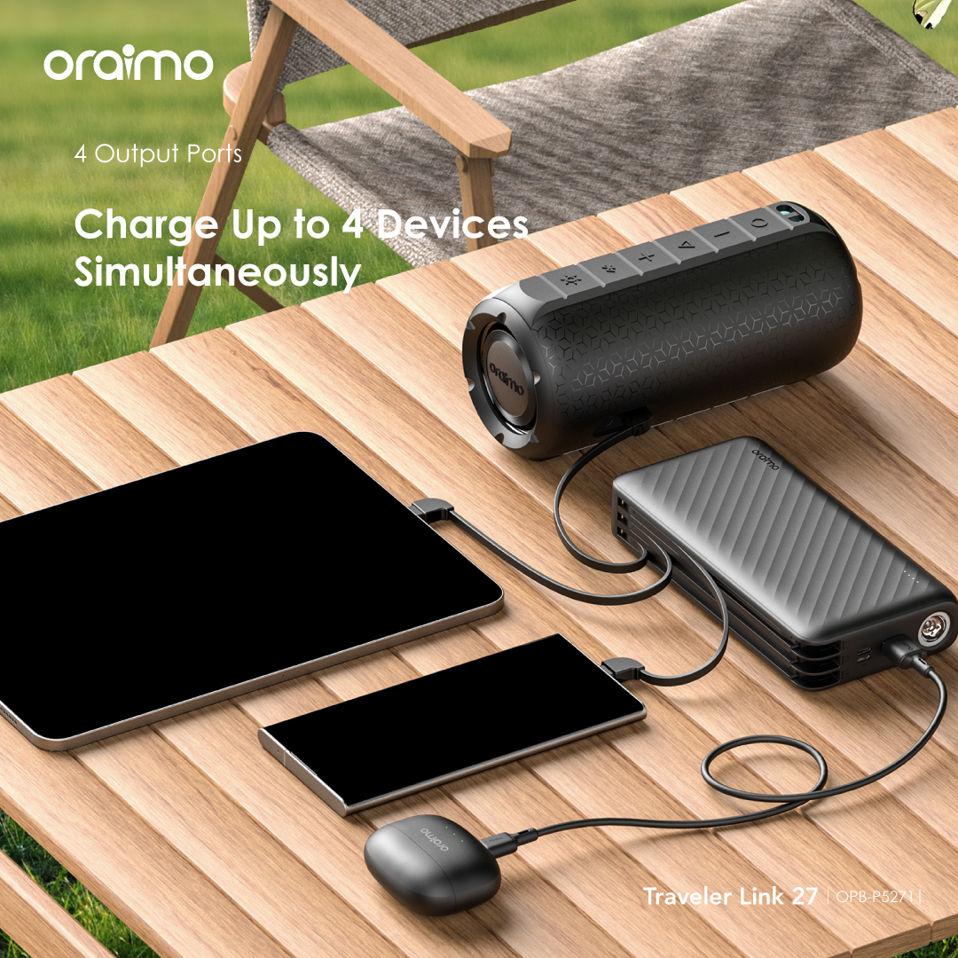 oraimo Traveler Link 27 27000mAh 12W Power Bank